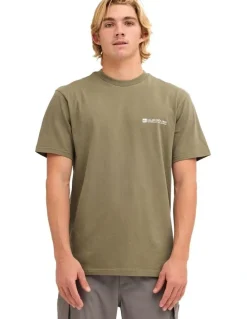 Quiksilver Core T-Shirt In Dusty Olive