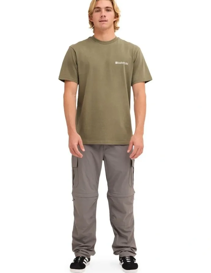 Quiksilver Core T-Shirt In Dusty Olive