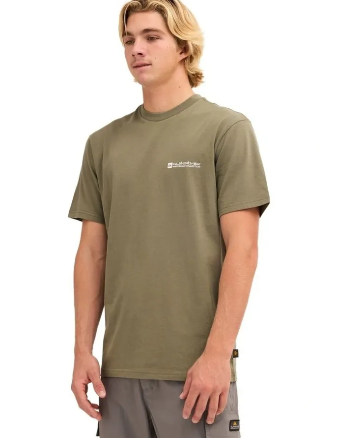 Quiksilver Core T-Shirt In Dusty Olive