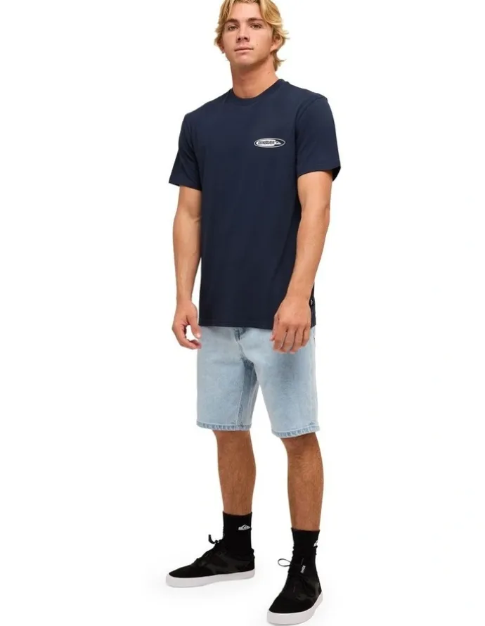 Quiksilver Double Disk T-Shirt Dark Navy