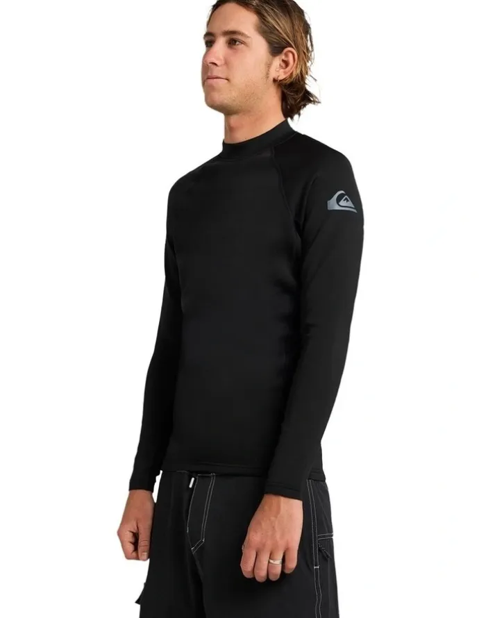 Quiksilver Everyday Heat Long Sleeve Rash Vest Black
