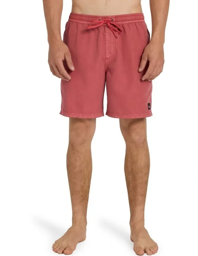 Quiksilver Everyday Surfwash 17 Volley Shorts Mineral Red