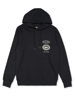QUIKSILVER Global Pullover Hoodie in Black