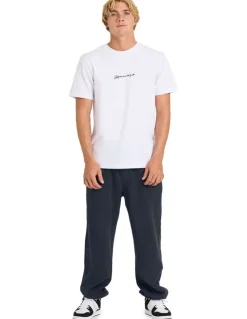 Quiksilver Graphic Track Pants in Blue