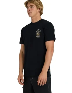 Quiksilver Hard Line T-Shirt In Black