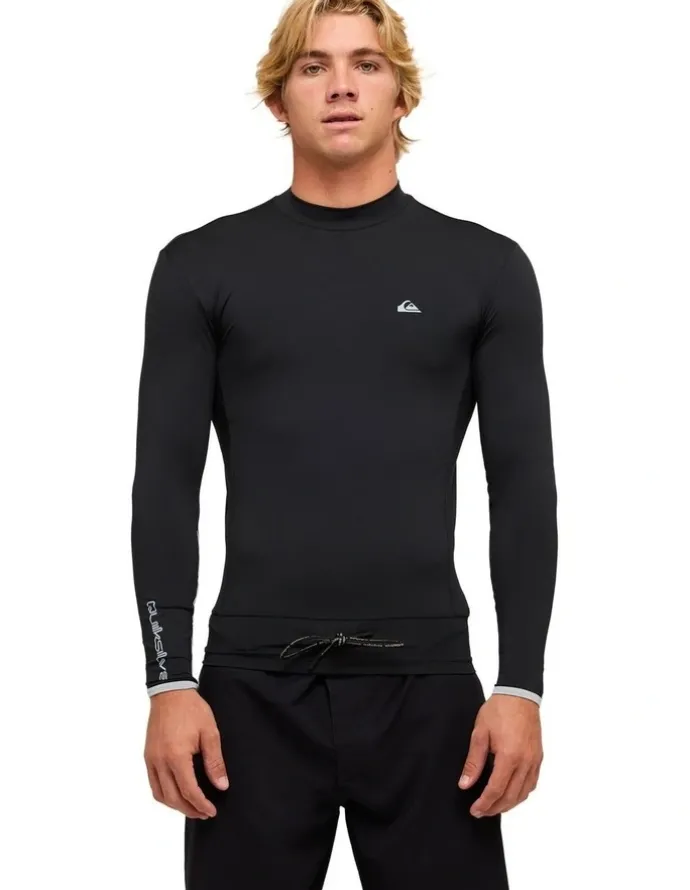 Quiksilver Highline UPF50 Long Sleeve Rashguard Black