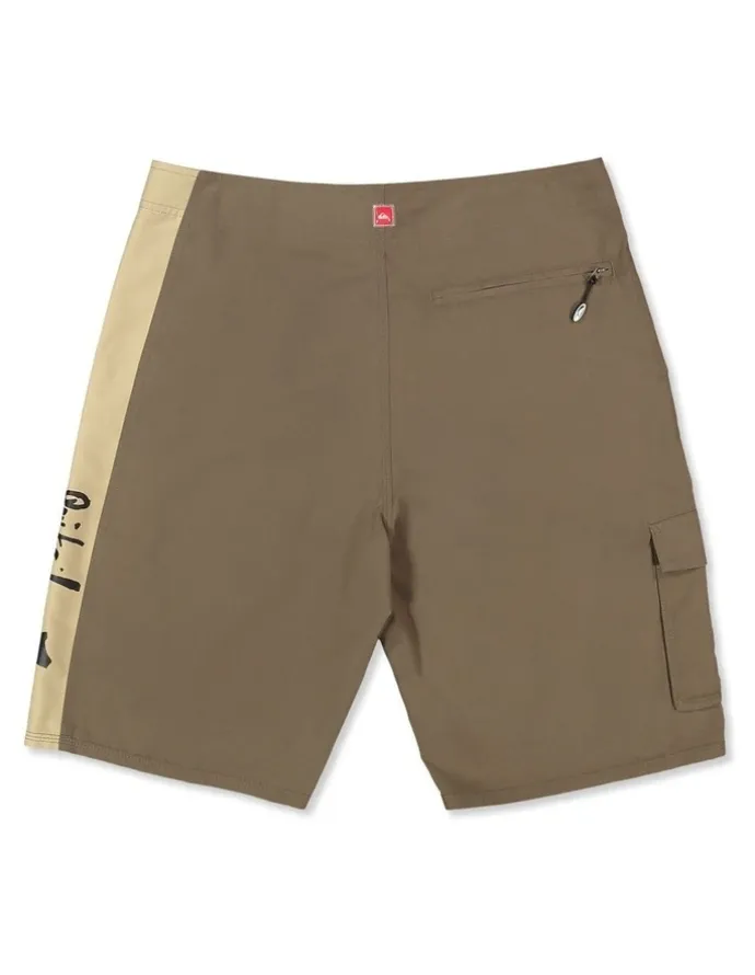 Quiksilver Impaired Panel 21 Boardshorts in Brown