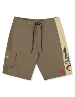 Quiksilver Impaired Panel 21 Boardshorts in Brown