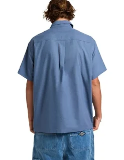 Quiksilver Liquid Short Sleeve Shirt China Blue