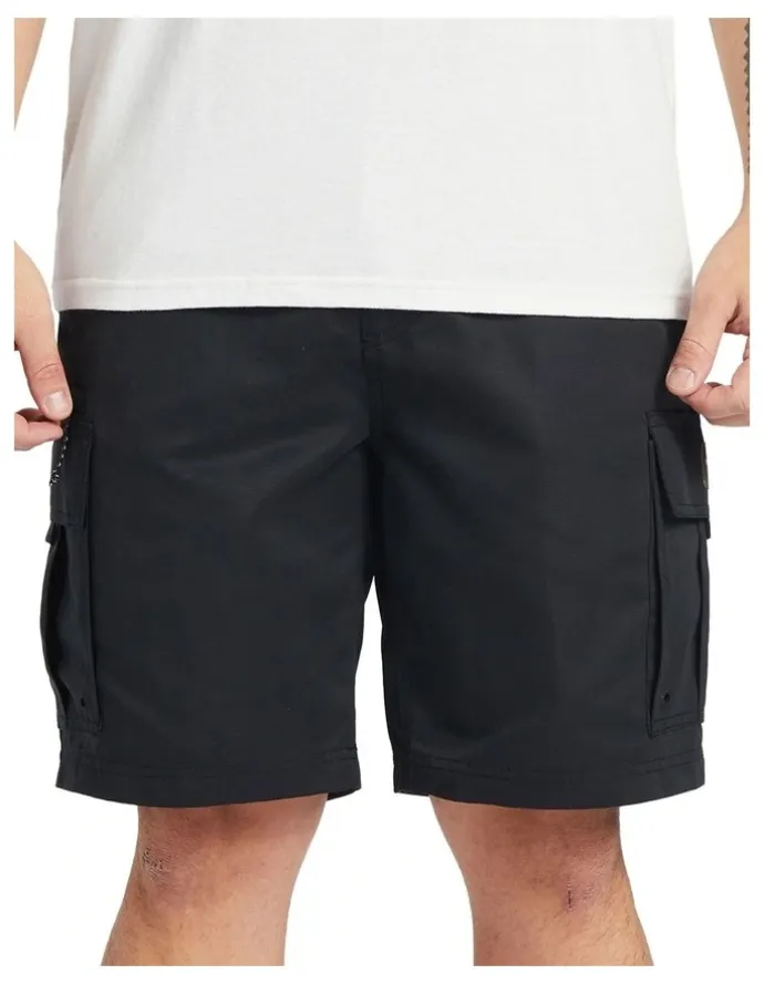 Quiksilver Maldive Atoll Cargo Shorts in Black