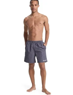 Quiksilver Mercury Volley 18 Swim Shorts Black Mercury Mini Check