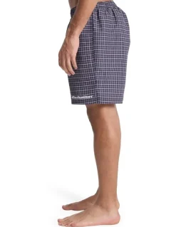 Quiksilver Mercury Volley 18 Swim Shorts Black Mercury Mini Check