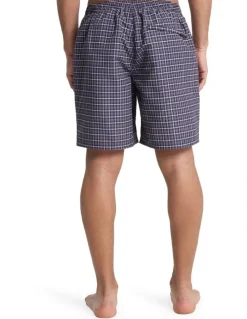 Quiksilver Mercury Volley 18 Swim Shorts Black Mercury Mini Check
