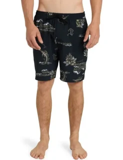 Quiksilver Ocean 18 Volley Shorts In Black