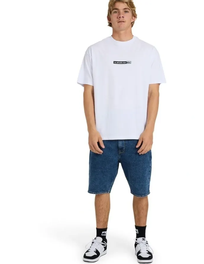 Quiksilver Omni Oversized Bar T-Shirt White
