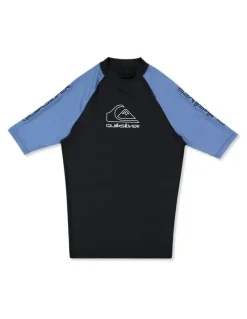 Quiksilver On Tour Short Sleeve Rash Vest Quiet Harbor