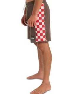 Quiksilver Original Arch 18 Shorts in Chocolate Brown