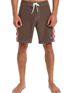 Quiksilver Original Arch 18 Shorts in Chocolate Brown
