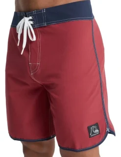 Quiksilver Original Straight Leg 18 Boardshorts Burnt Russet