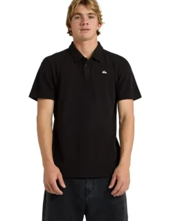 Quiksilver Pique Polo Shirt Black