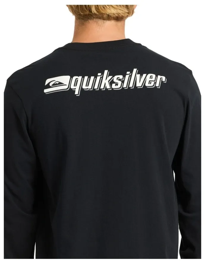 Quiksilver Reflex Long Sleeve T-shirt in Black