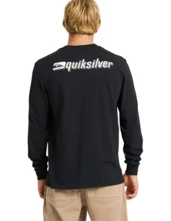 Quiksilver Reflex Long Sleeve T-shirt in Black