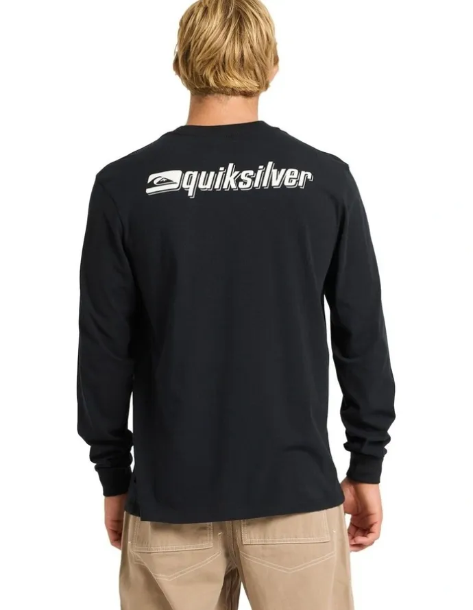 Quiksilver Reflex Long Sleeve T-shirt in Black