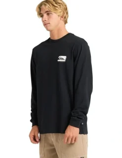 Quiksilver Reflex Long Sleeve T-shirt in Black