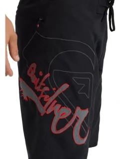 Quiksilver Scrawl 22 Boardshorts In Black