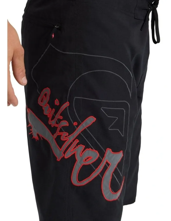 Quiksilver Scrawl 22 Boardshorts In Black
