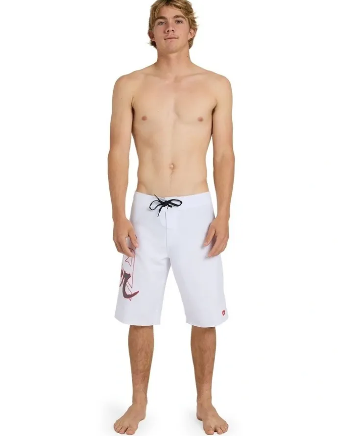 Quiksilver Scrawl 22 Boardshorts In White