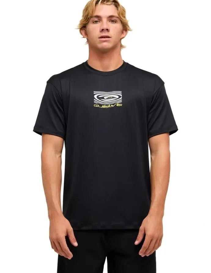 Quiksilver Sea Drip Surf Shirt in Black