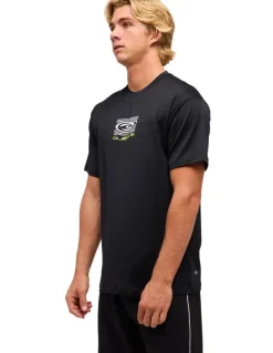 Quiksilver Sea Drip Surf Shirt in Black