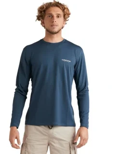 Quiksilver Sea Grass Long Sleeve Rash Vest in Assorted