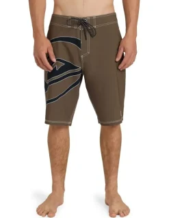 Quiksilver Silicon 21 Boardshorts In Canteen