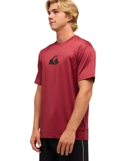 Quiksilver Solid Streak Surf Shirt Burnt Russet