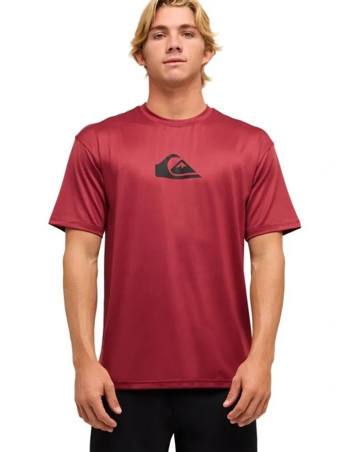 Quiksilver Solid Streak Surf Shirt Burnt Russet