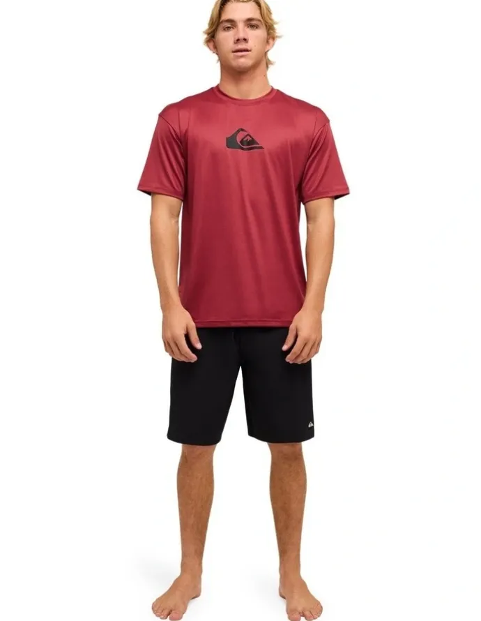 Quiksilver Solid Streak Surf Shirt Burnt Russet