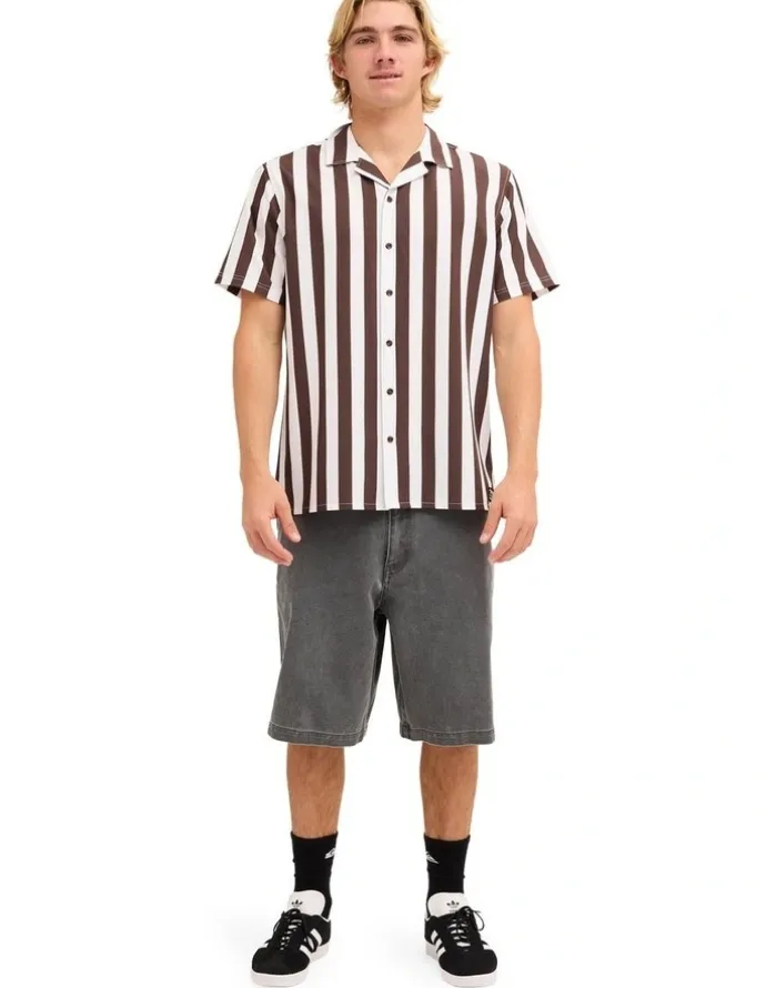 Quiksilver Sunbelt Short Sleeve Shirt Java