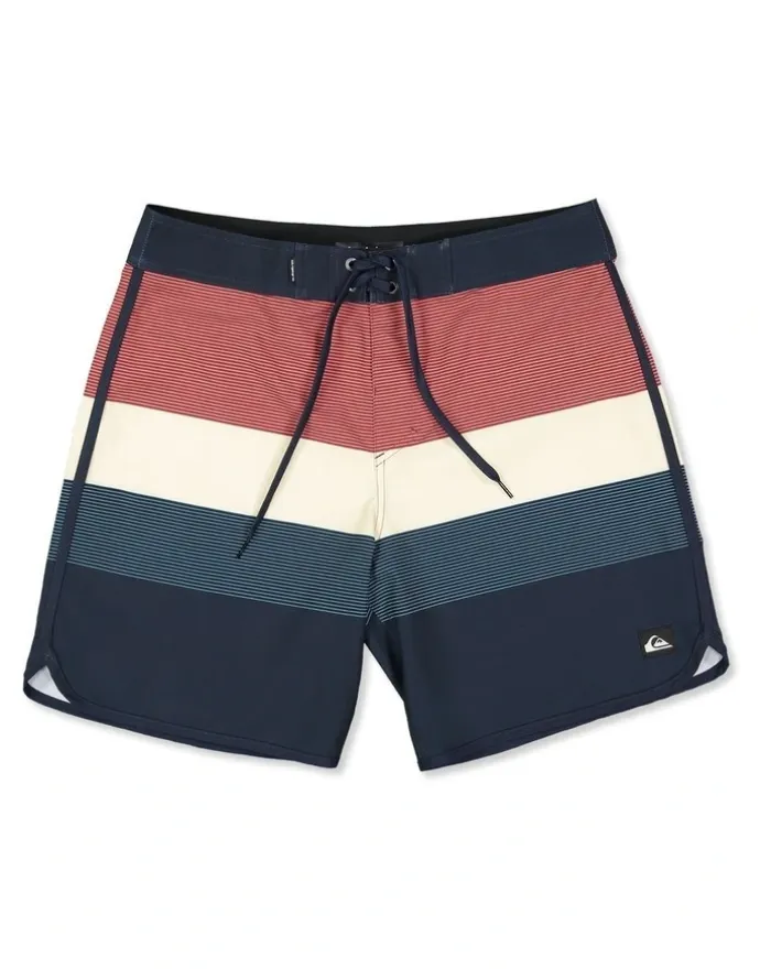 QUIKSILVER Surfsilk Scallop Boardshorts 18" in Multi