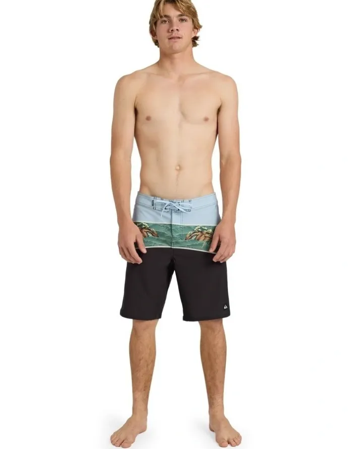 Quiksilver Surfsilk Section 20 Boardshorts In Tarmac Section