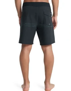 Quiksilver Surfsilk Straight 18 Boardshorts Leprechaun Quik Stripe