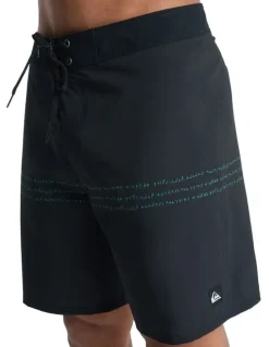 Quiksilver Surfsilk Straight 18 Boardshorts Leprechaun Quik Stripe