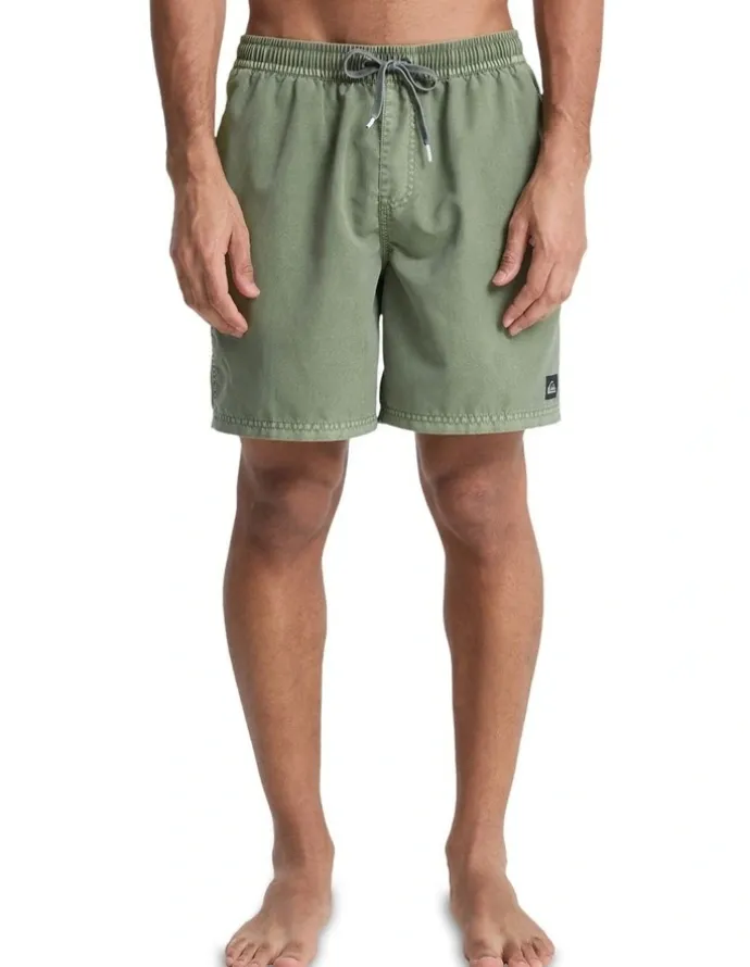 Quiksilver Surfwash 17 Inch Swim Shorts in Green