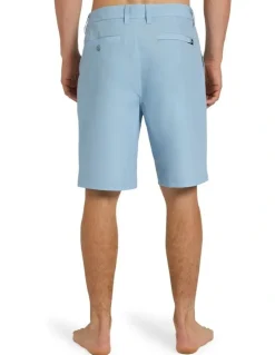 Quiksilver Union Amphibian 20 Hybrid Shorts In Blue Fog