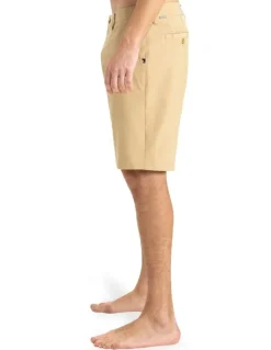 Quiksilver Union Amphibian 20 inch Hybrid Shorts in Khaki