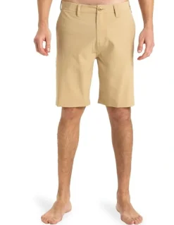 Quiksilver Union Amphibian 20 inch Hybrid Shorts in Khaki