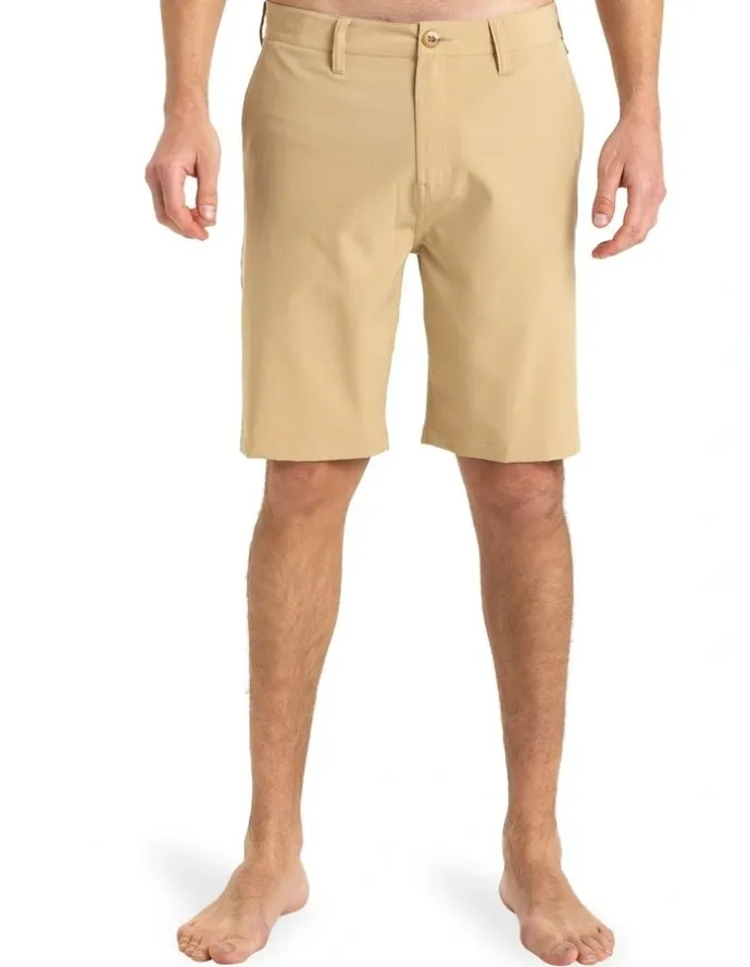 Quiksilver Union Amphibian 20 inch Hybrid Shorts in Khaki