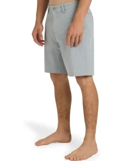 Quiksilver Union Heather Amph 19 Hybrid Shorts Quarry Heather