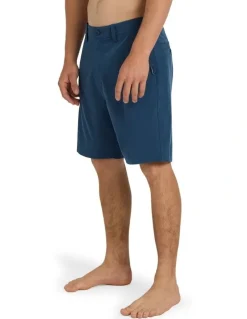 Quiksilver Union Heather Amph 19 Hybrid Shorts Dark Denim